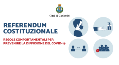 Referendum Costituzionale del 20 e 21 settembre 2020: regole comportamentali per prevenire la diffusione del COVID-19