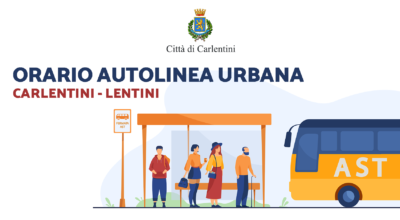 Orario autolinea urbana Carlentini-Lentini