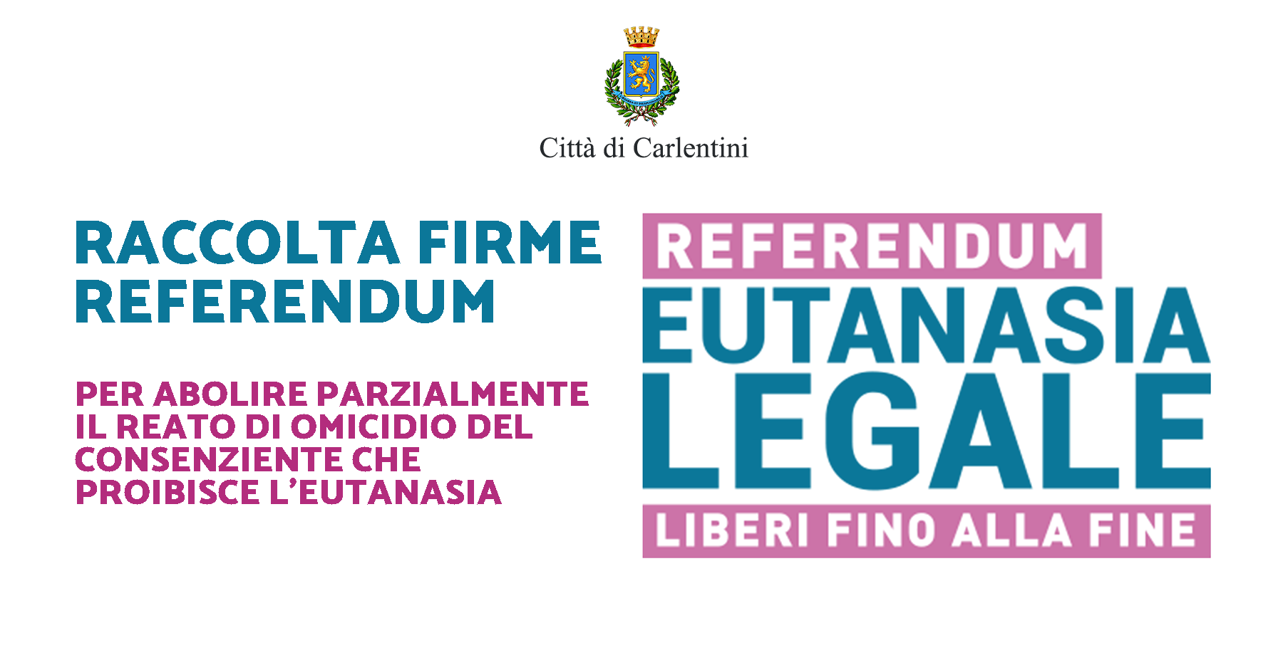 Eutanasia legale: Raccolta firme Referendum