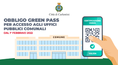 Accesso uffici comunali: obbligo Green pass base