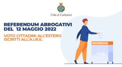Referendum abrogativi, 12 giugno 2022: voto cittadini italiani all’estero iscritti all’A.I.R.E.