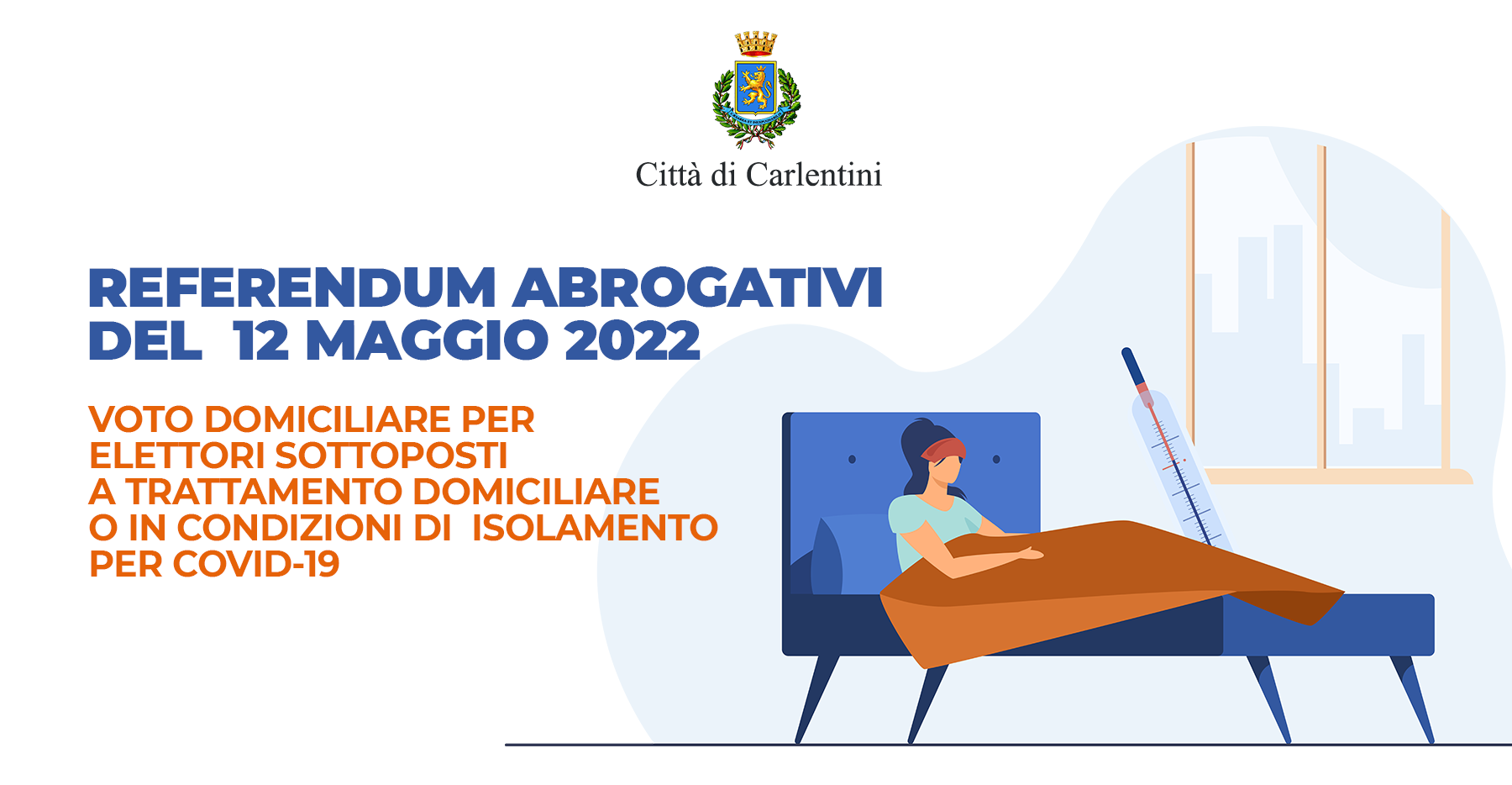 Referendum del 12 giugno 2022: voto domiciliare per elettori sottoposti a trattamento domiciliare o in condizioni di isolamento per covid-19