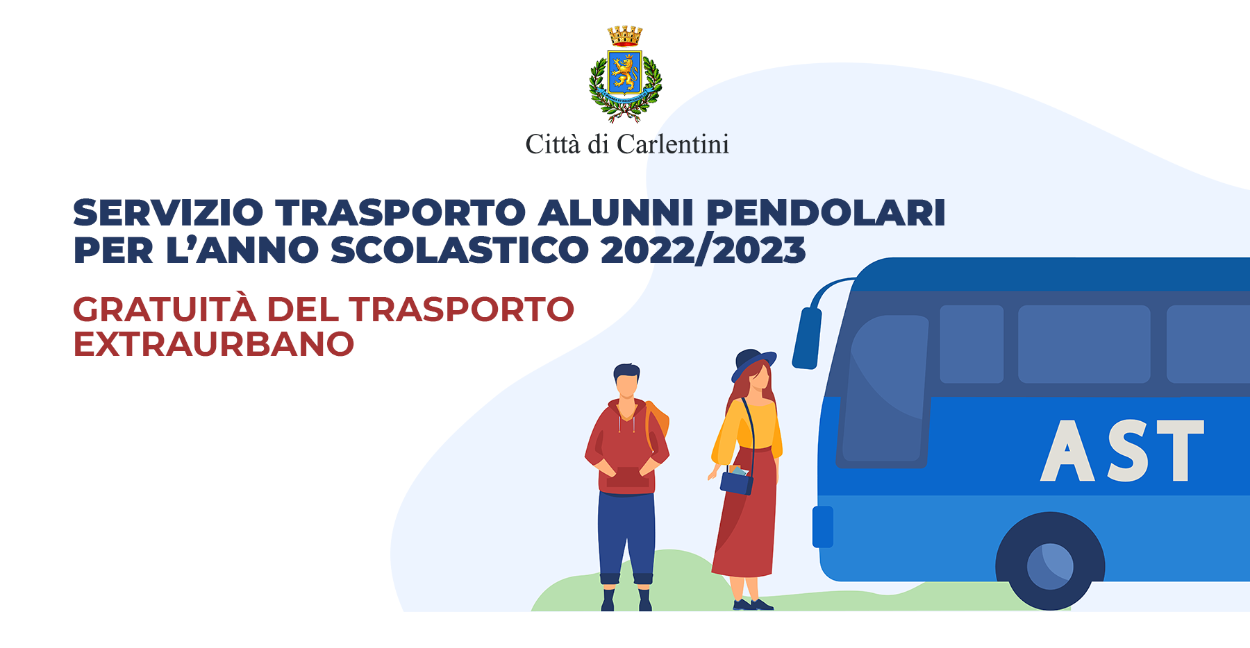 Trasporto extraurbano per studenti pendolari: gratuità del servizio per l’anno 2022/2023
