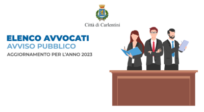 Elenco comunale avvocati: aggiornamento per il conferimento di incarichi per l’anno 2023