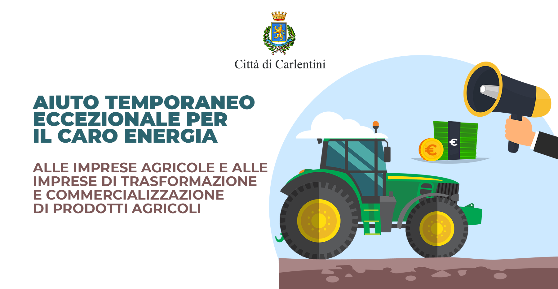 Caro energia: aiuto temporaneo eccezionale alle imprese agricole e di trasformazione/commercializzazione di prodotti agricoli