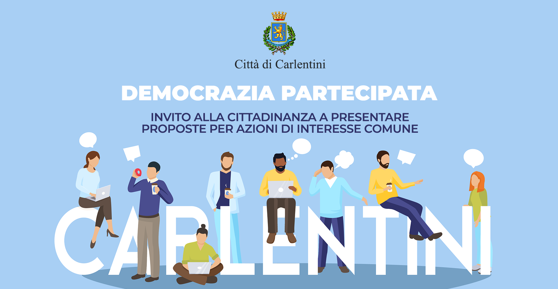 Democrazia Partecipata: Invito alla cittadinanza a presentare proposte per azioni di interesse comune