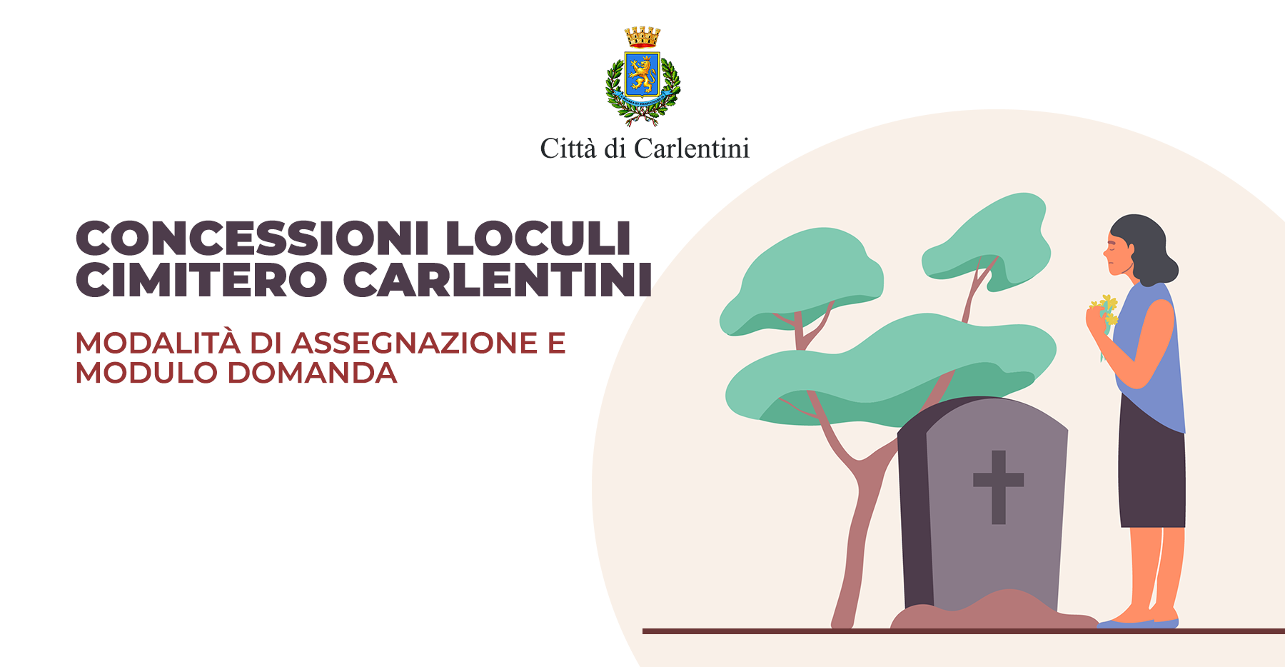 Concessioni loculi cimitero di Carlentini: istanza di concessione