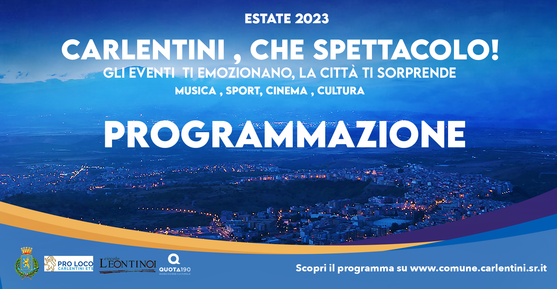 “Carlentini, che spettacolo!”: programma degli eventi – Estate 2023
