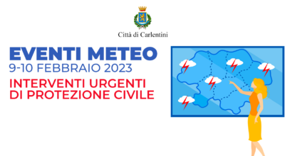 Eventi meteorologici del 9 e 10 febbraio 2023: interventi urgenti di Protezione Civile